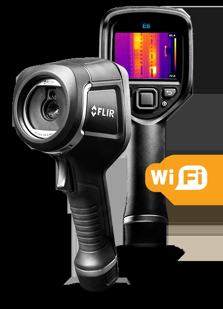 FLIR E6 WIFI 采用MSX?技術(shù)且具有Wi-Fi功能的紅外熱像儀